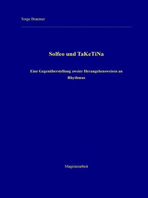 cover image of Solfeo und TaKeTiNa